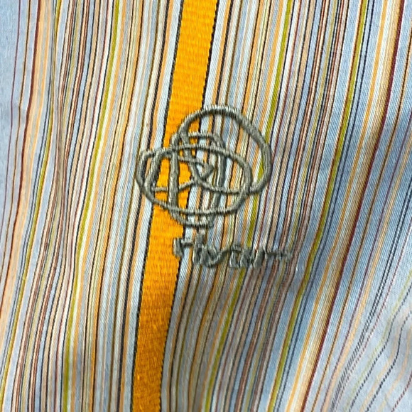 Patagonia vintage Rhythm Popover Tunic Organic Cotton Stripes medium - Picture 4 of 6